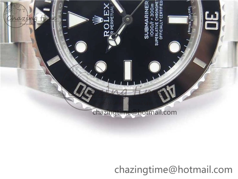 Submariner 116610 LN Black Ceramic Noob 1:1 Best Edition 904L SS Case and Bracelet A2836 V11