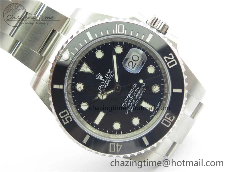 Submariner 116610 LN Black Ceramic Noob 1:1 Best Edition 904L SS Case and Bracelet SA3135 V10