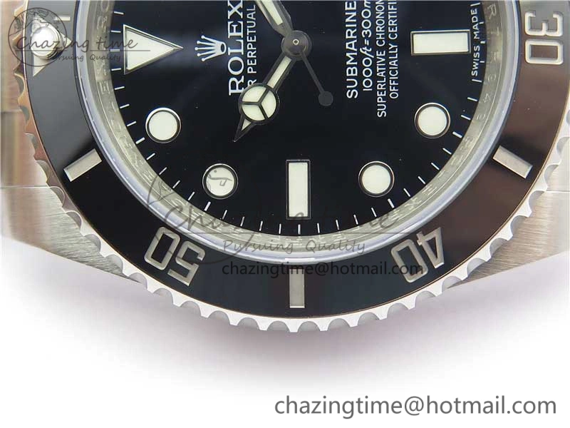 Submariner 116610 LN Black Ceramic Noob 1:1 Best Edition 904L SS Case and Bracelet SA3135 V10