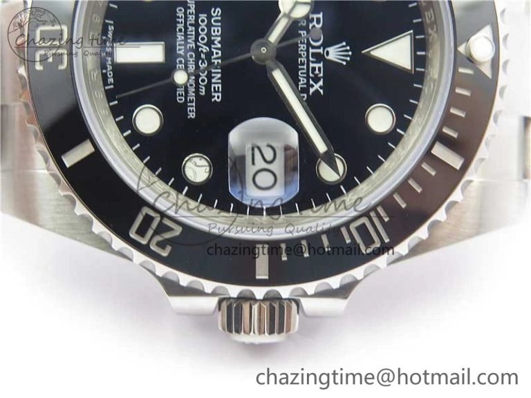 Submariner 116610 LN Black Ceramic Noob 1:1 Best Edition 904L SS Case and Bracelet SA3135 V10