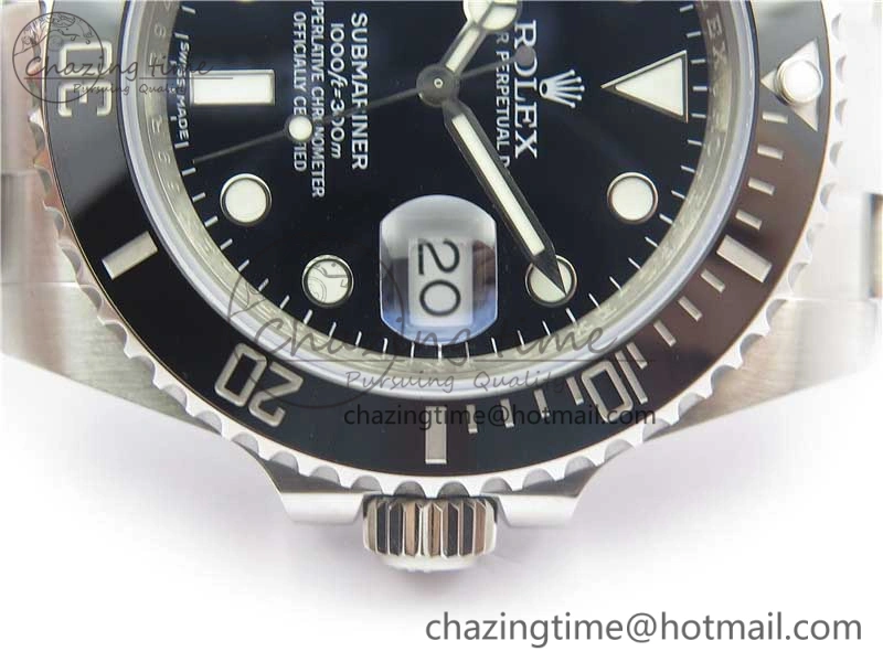 Submariner 116610 LN Black Ceramic Noob 1:1 Best Edition 904L SS Case and Bracelet SA3135 V10