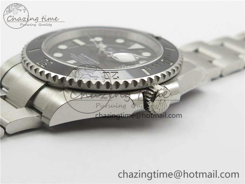 Submariner 116610 LN Black Ceramic Noob 1:1 Best Edition 904L SS Case and Bracelet SA3135 V11