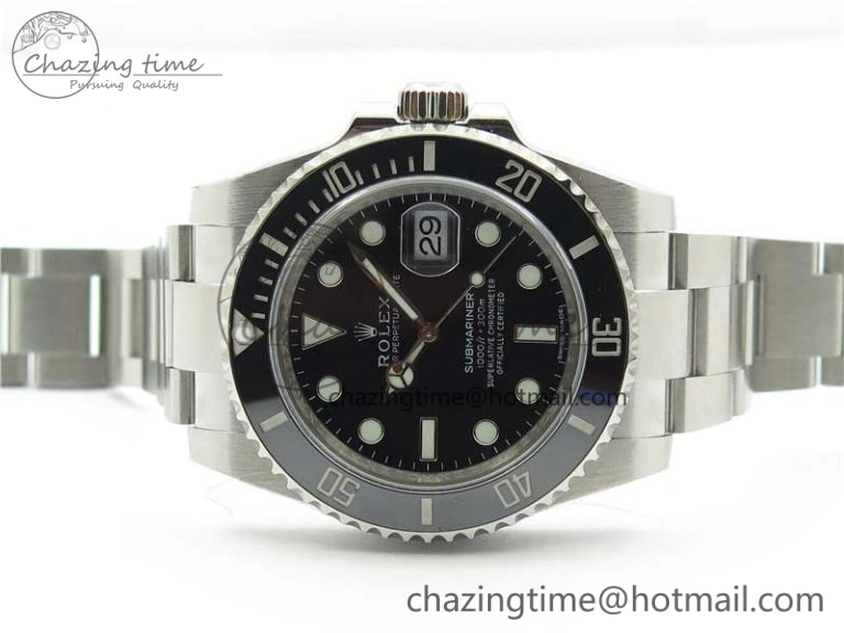 Submariner 116610 LN Black Ceramic Noob 1:1 Best Edition 904L SS Case and Bracelet SA3135 V11