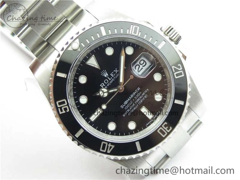 Submariner 116610 LN Black Ceramic Noob 1:1 Best Edition 904L SS Case and Bracelet SA3135 V11