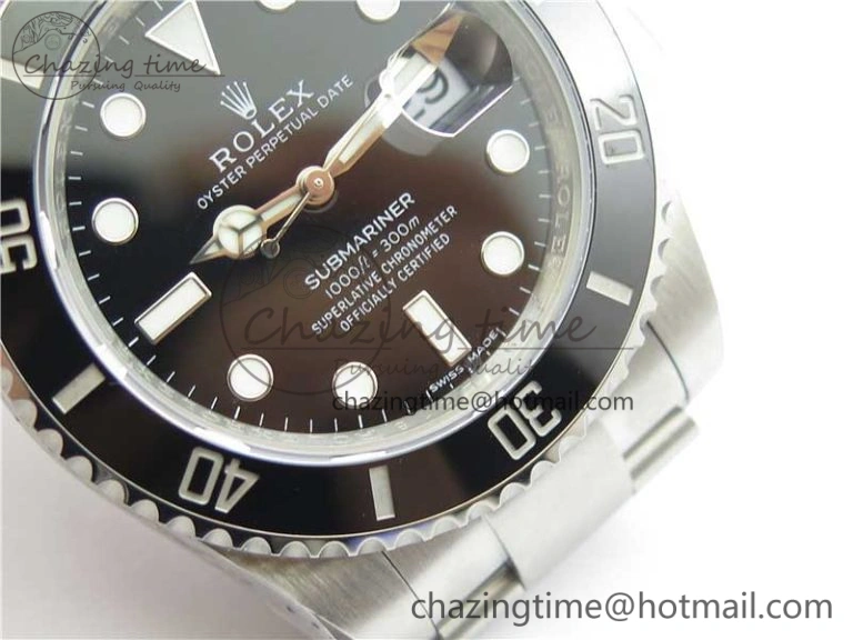 Submariner 116610 LN Black Ceramic Noob 1:1 Best Edition 904L SS Case and Bracelet SA3135 V11