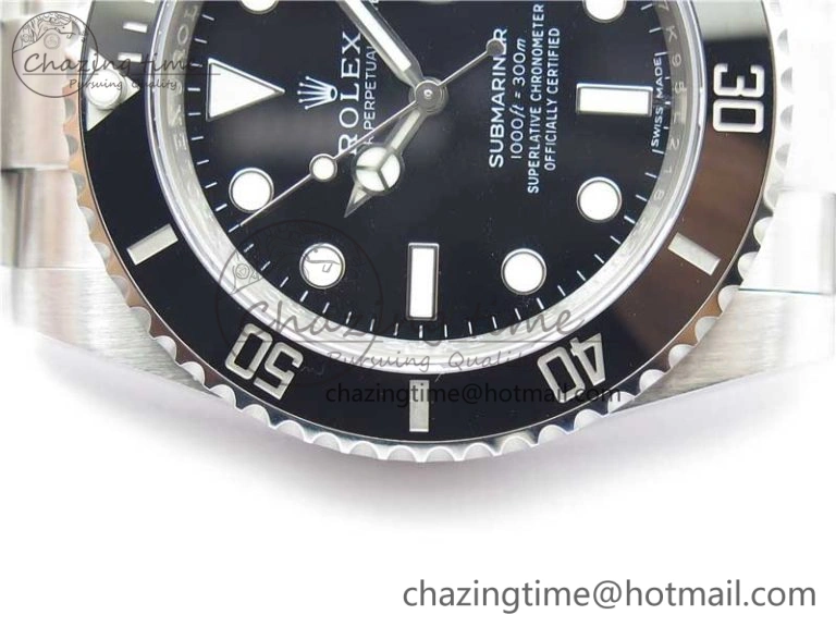 Submariner 116610 LN Black Ceramic Noob 1:1 Best Edition 904L SS Case and Bracelet SA3135 V11