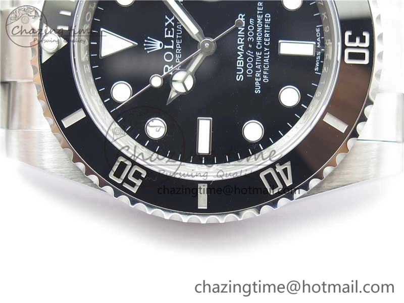 Submariner 116610 LN Black Ceramic Noob 1:1 Best Edition 904L SS Case and Bracelet SA3135 V11