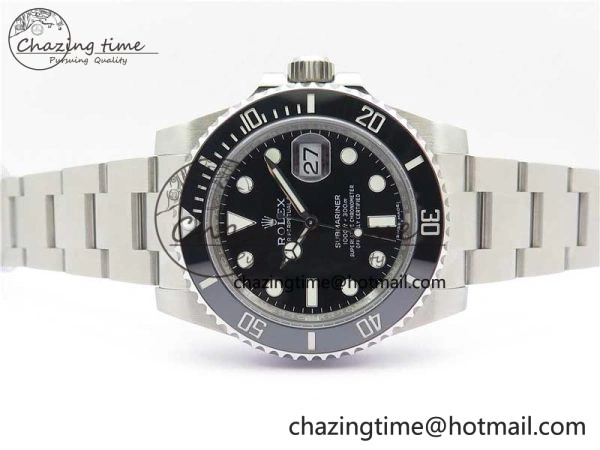 Submariner 116610 LN Black Ceramic Noob 1:1 Best Edition 904L SS Case and Bracelet VR3135 V12