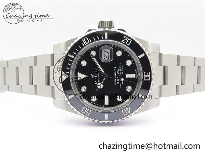 Submariner 116610 LN Black Ceramic Noob 1:1 Best Edition 904L SS Case and Bracelet VR3135 V12