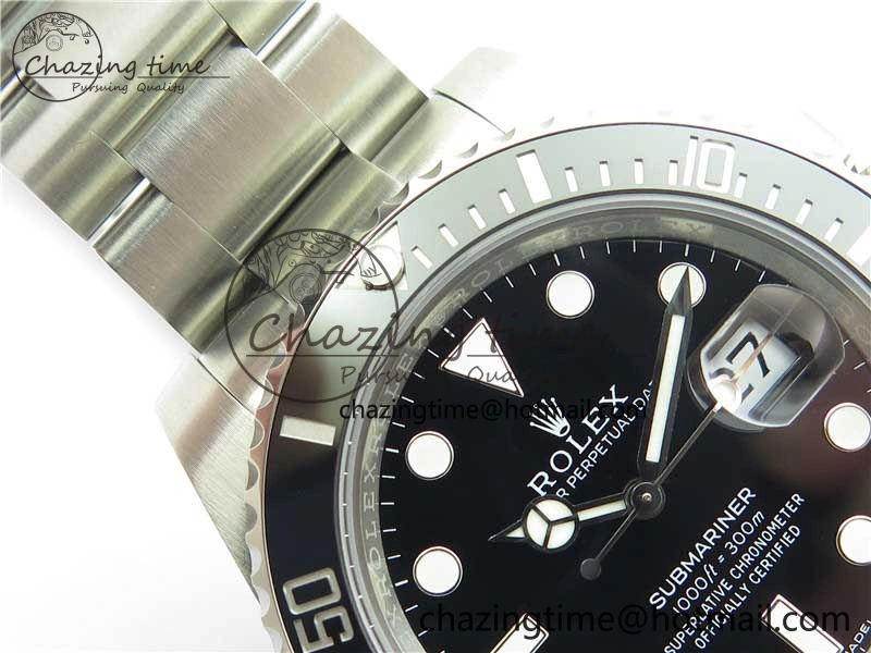 Submariner 116610 LN Black Ceramic Noob 1:1 Best Edition 904L SS Case and Bracelet VR3135 V12