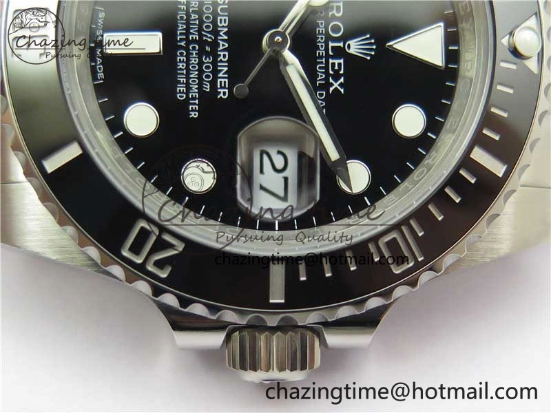 Submariner 116610 LN Black Ceramic Noob 1:1 Best Edition 904L SS Case and Bracelet VR3135 V12