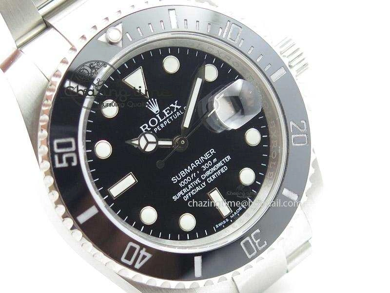Submariner 116610 LN Black Ceramic V3 LF Best Edition A3135