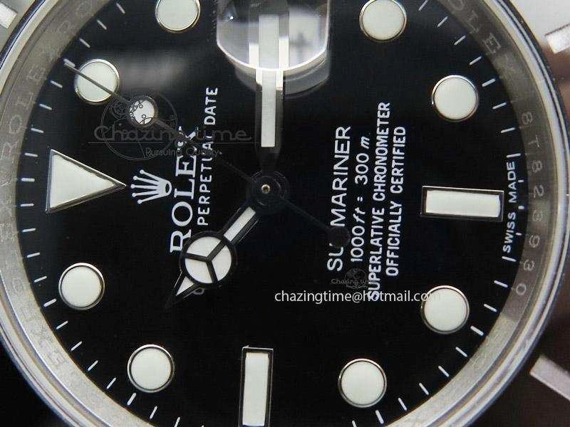 Submariner 116610 LN Black Ceramic V3 LF Best Edition A3135