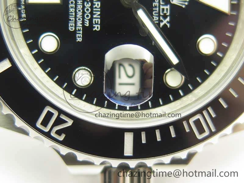 Submariner 116610 LN Black Ceramic V8s 1:1 Noob Best Edition On SS Bracelet SA3135