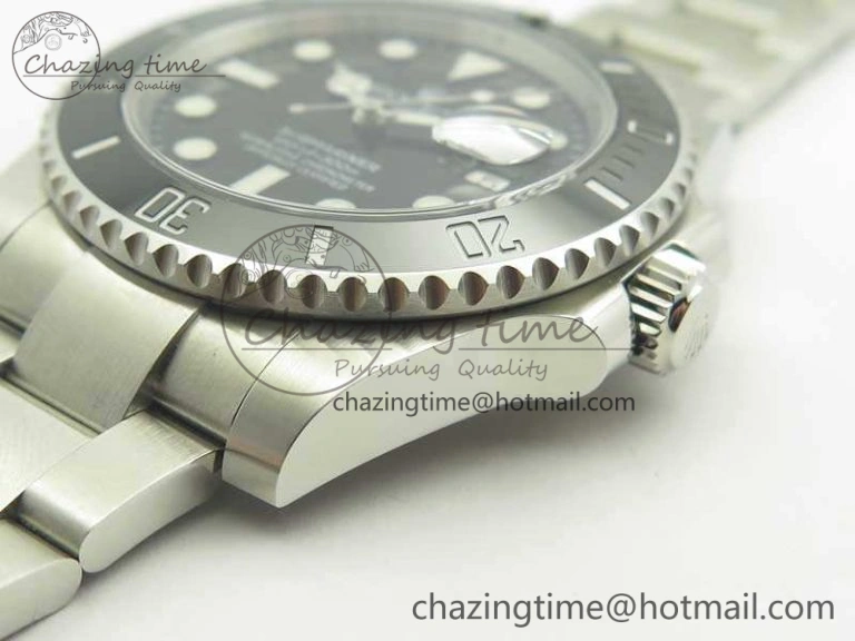 Submariner 116610 LN Black Ceramic V8s 1:1 Noob Best Edition On SS Bracelet SA3135