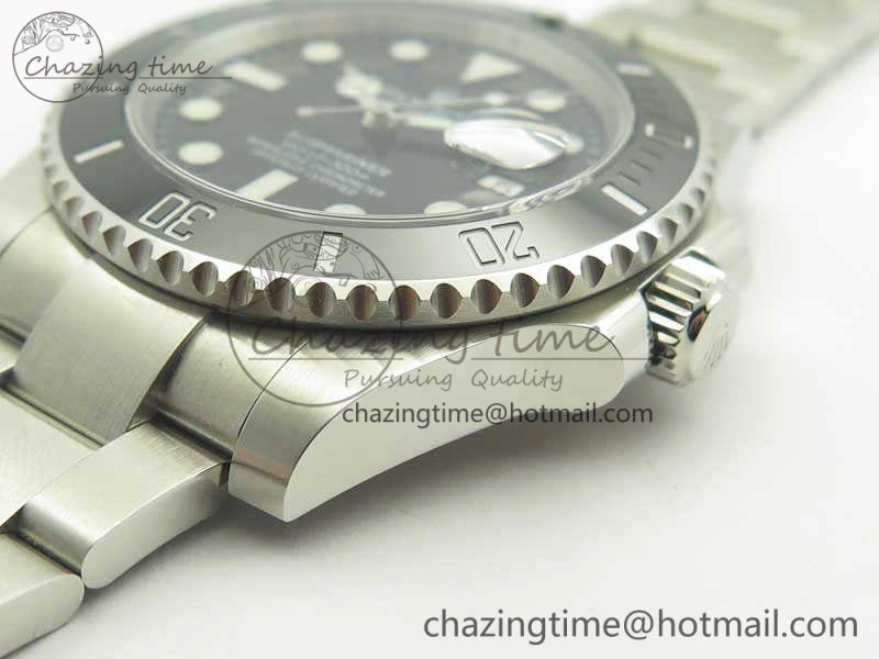 Submariner 116610 LN Black Ceramic V8s 1:1 Noob Best Edition On SS Bracelet SA3135