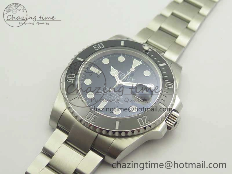 Submariner 116610 LN Black Ceramic V8s 1:1 Noob Best Edition On SS Bracelet SA3135