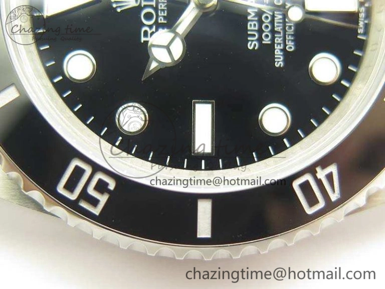 Submariner 116610 LN Black Ceramic V8s Noob Best Edition On SS Bracelet A2836