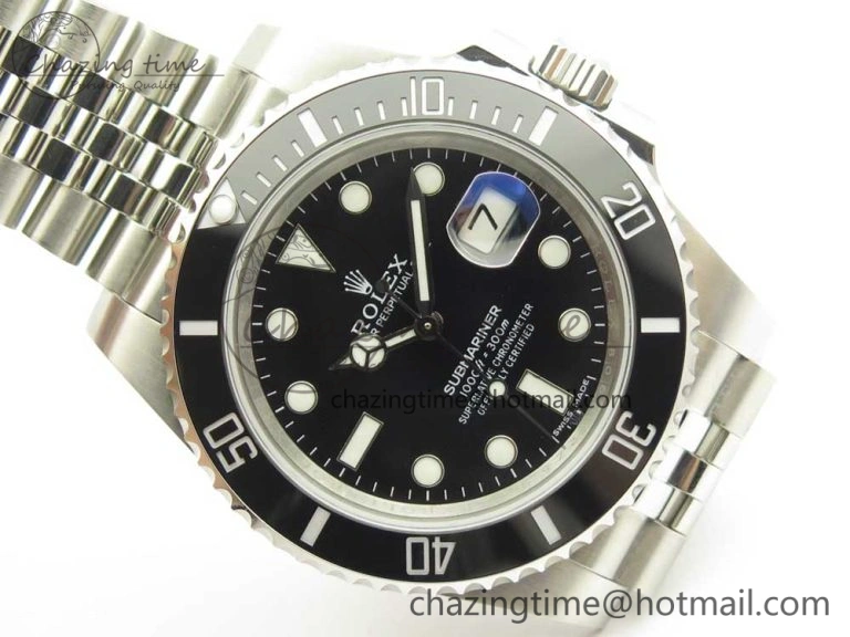 Submariner 116610 LN Black Ceramic V9F 904L 1:1 Best Edition on SS Jubilee Bracelet SA3135