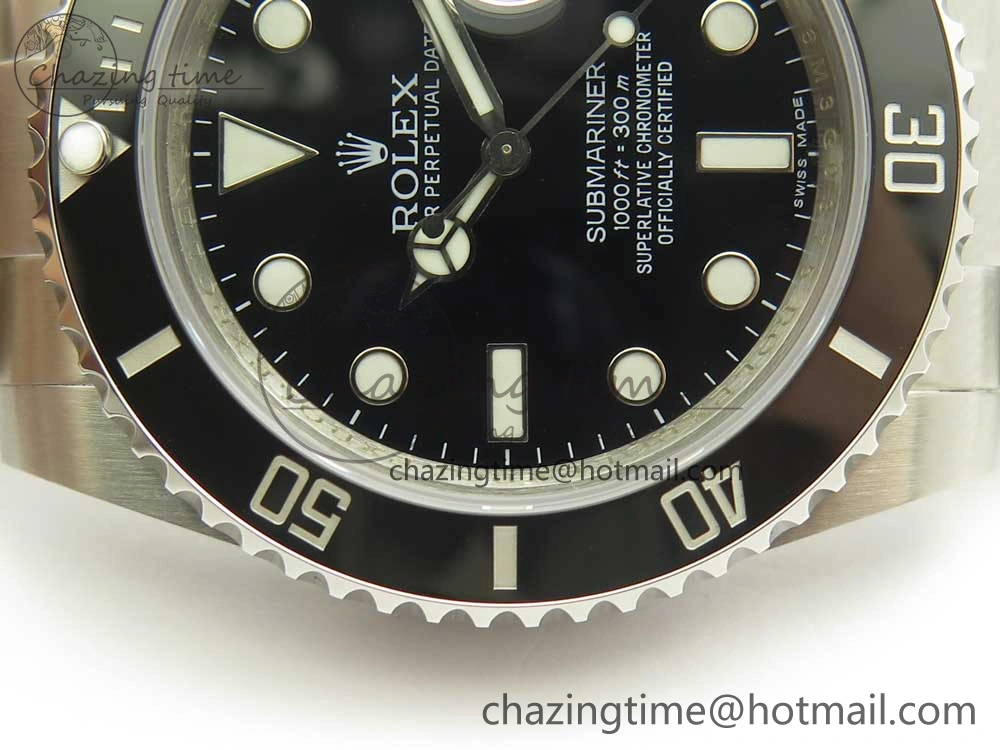 Submariner 116610 LN Black Ceramic VRF 904L 1:1 Best Edition on SS Bracelet VR3135