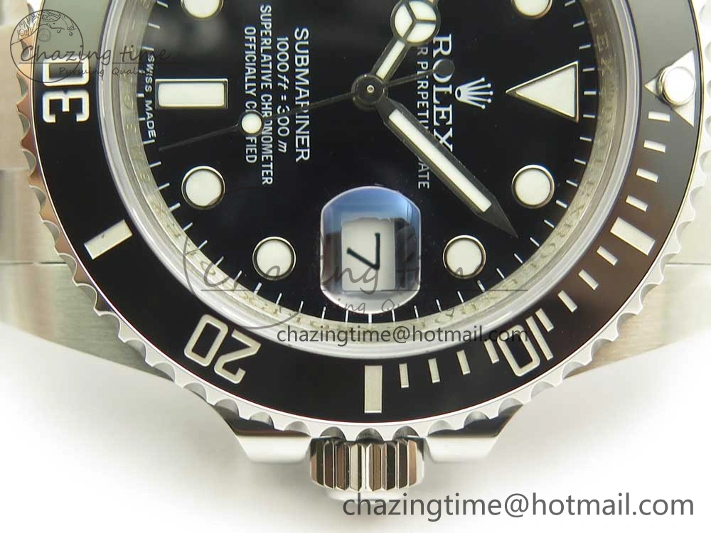 Submariner 116610 LN Black Ceramic VRF 904L 1:1 Best Edition on SS Bracelet VR3135