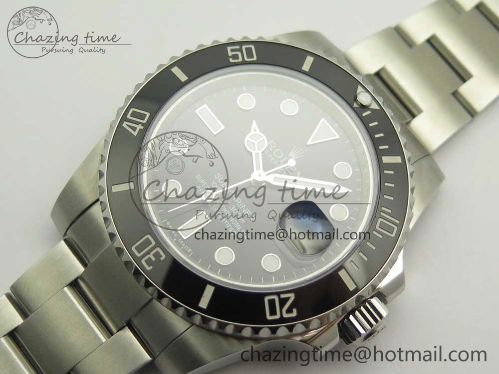 Submariner 116610 LN Black Ceramic VRF 904L 1:1 Best Edition on SS Bracelet VR3135