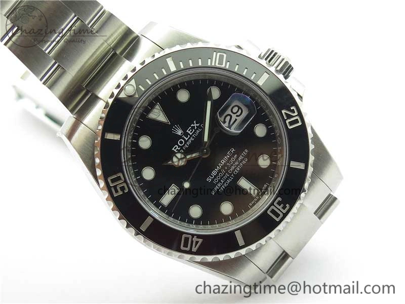 Submariner 116610 LN Black Ceramic VSF 1:1 Best Edition 904L SS Case and Bracelet VS3135