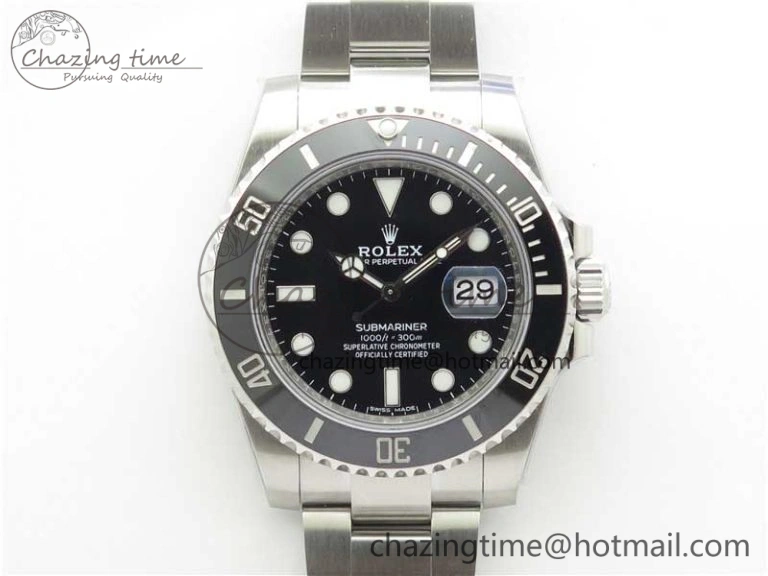 Submariner 116610 LN Black Ceramic VSF 1:1 Best Edition 904L SS Case and Bracelet VS3135