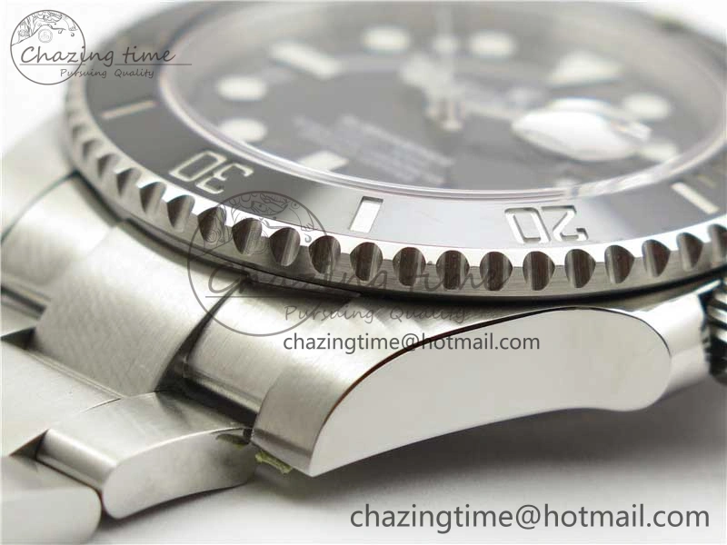 Submariner 116610 LN Black Ceramic ZF 1:1 Best Edition 904L SS Case and Bracelet VR3135