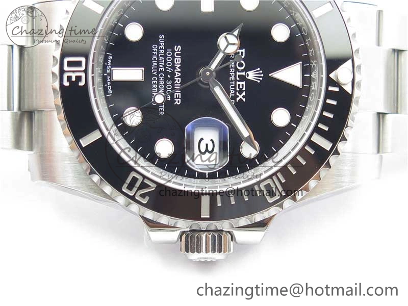 Submariner 116610 LN Black Ceramic ZF 1:1 Best Edition 904L SS Case and Bracelet VR3135