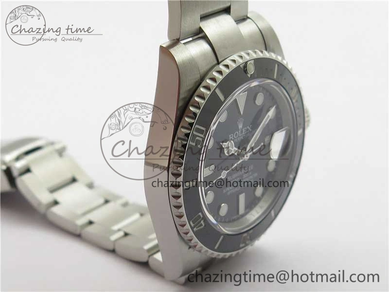 Submariner 116610 LN Black Ceramic ZRF 1:1 Best Edition on SS Bracelet VR3135 (CF Bezel)