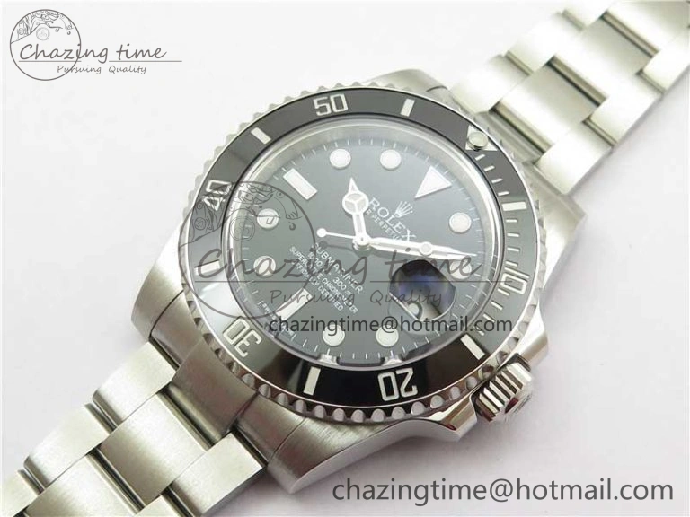 Submariner 116610 LN Black Ceramic ZRF 1:1 Best Edition on SS Bracelet VR3135 (CF Bezel)