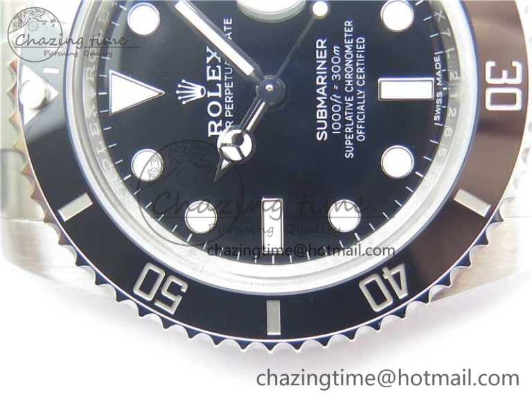 Submariner 116610 LN Black Ceramic ZZF 904L 1:1 Best Edition on SS Bracelet SA3135 V2