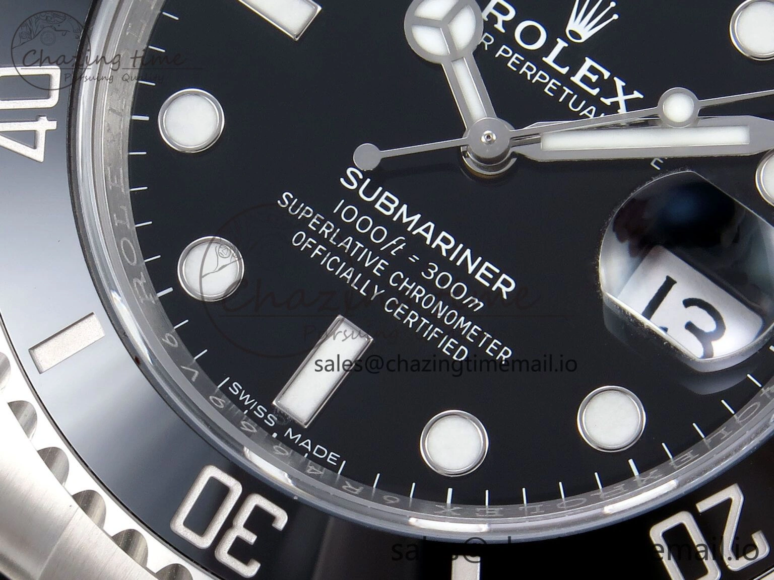Submariner 116610 LN HGF 1:1 Best Edition Black Dial on SS Bracelet SH3135 V2