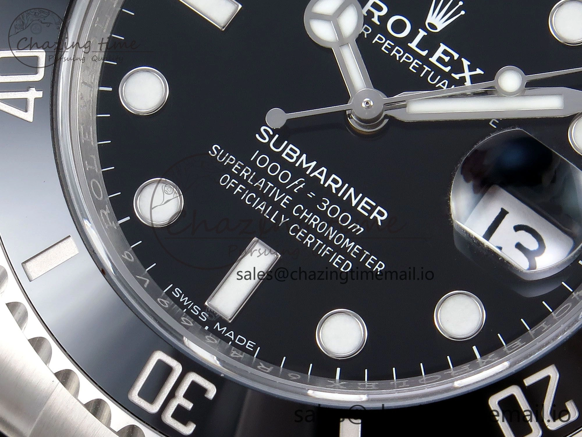 Submariner 116610 LN HGF 1:1 Best Edition Black Dial on SS Bracelet SH3135 V2