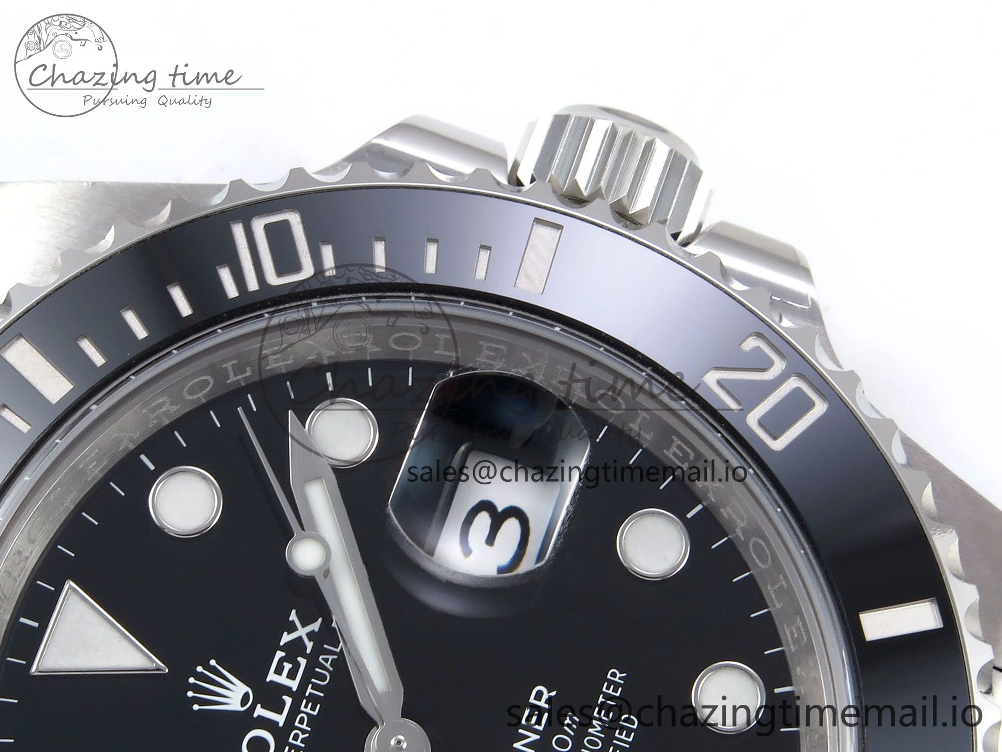 Submariner 116610 LN HGF 1:1 Best Edition Black Dial on SS Bracelet SH3135 V2