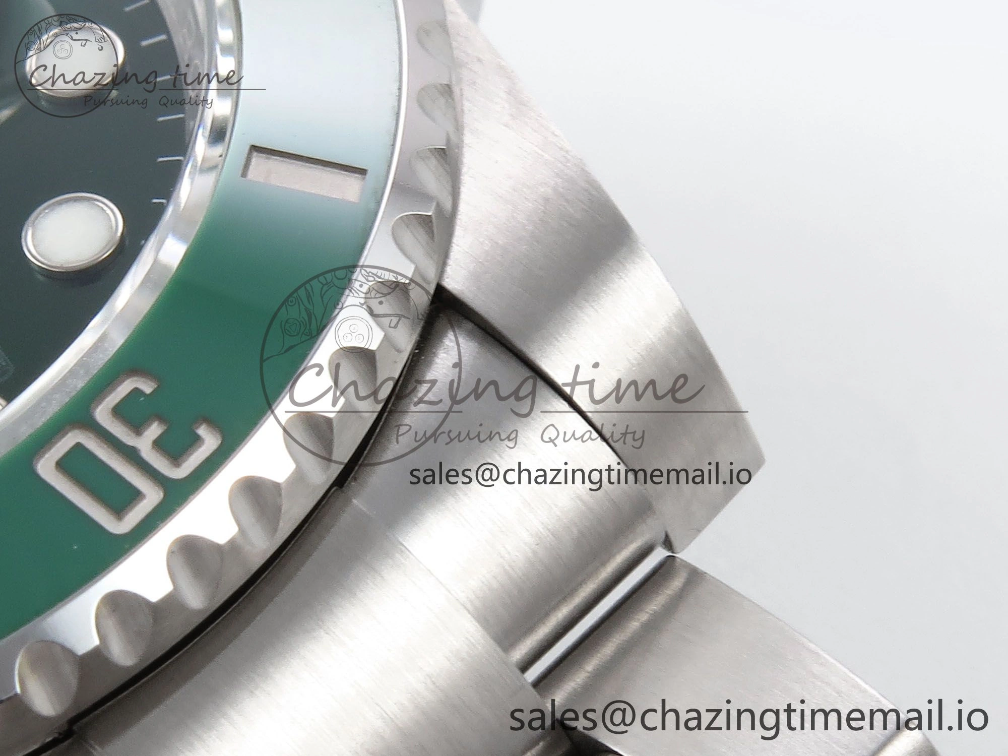 Submariner 116610 LV 40mm RF 1:1 Best Edition Green Ceramic on SS 904L Bracelet Steel VR3135