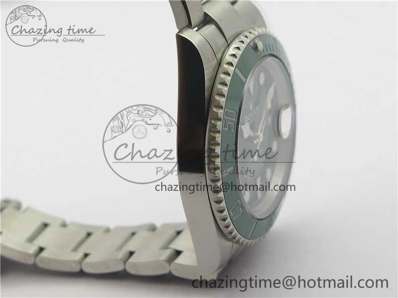 Submariner 116610 LV Green Ceramic 316L Bp Maker 1:1 Best Edition Green Dial on SS Bracelet SA3135 V2