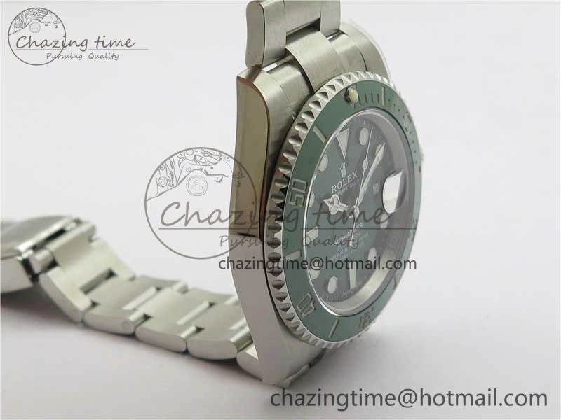 Submariner 116610 LV Green Ceramic 316L Steel Noob 1:1 Best Edition V10.5