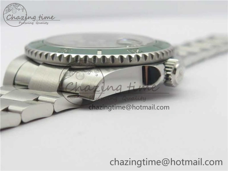 Submariner 116610 LV Green Ceramic ARF 1:1 Best Edition 904L SS Case and Bracelet A2824 V3