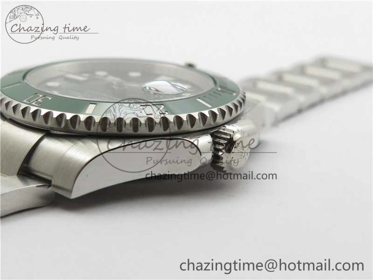 Submariner 116610 LV Green Ceramic ARF 1:1 Best Edition 904L SS Case and Bracelet A2824 V4
