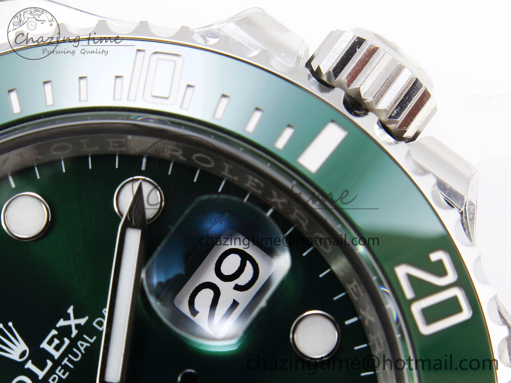 Submariner 116610 LV Green Ceramic Clean Factory 1:1 Best Edition 904L SS Case and Bracelet VS3135