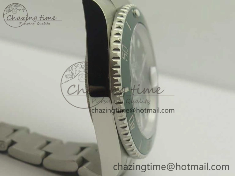 Submariner 116610 LV Green Ceramic DJF 1:1 Best Edition on SS Bracelet SA3135( Free R Cover)