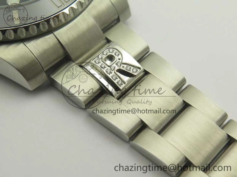 Submariner 116610 LV Green Ceramic DJF 1:1 Best Edition on SS Bracelet SA3135( Free R Cover)