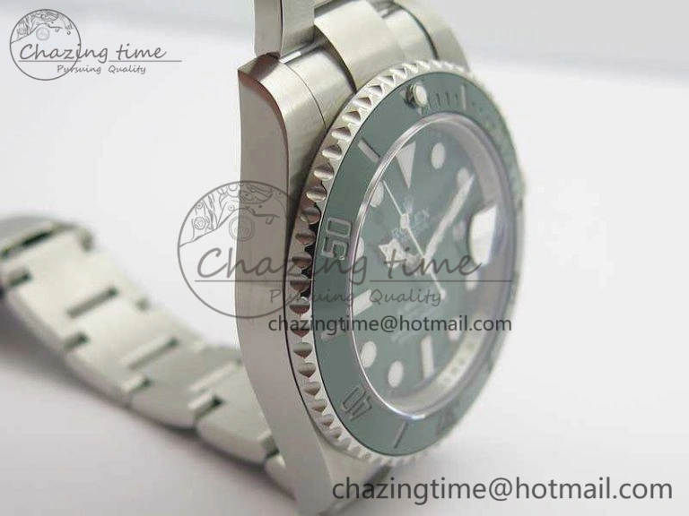Submariner 116610 LV Green Ceramic GMF 1:1 Best Edition 904L SS Case And Bracelet SA3135
