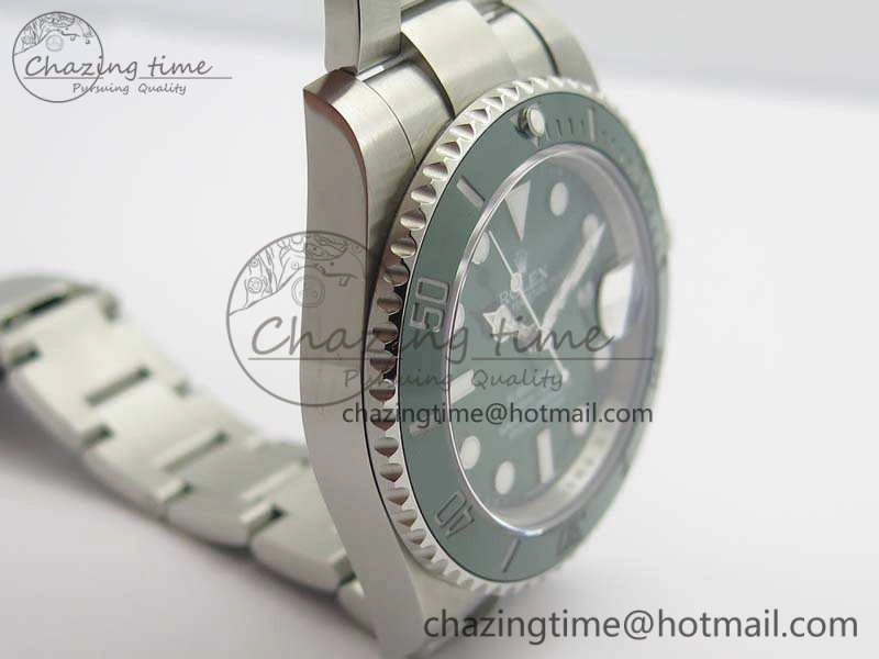 Submariner 116610 LV Green Ceramic GMF 1:1 Best Edition 904L SS Case And Bracelet SA3135