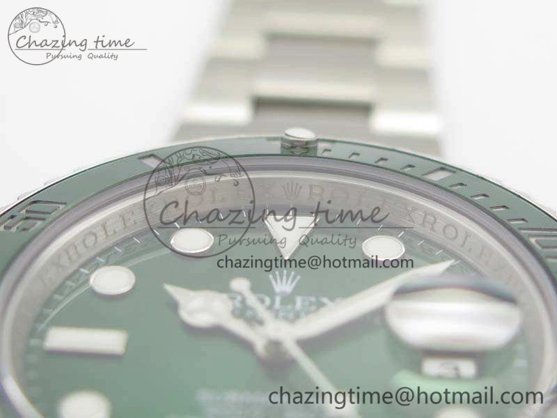 Submariner 116610 LV Green Ceramic GMF 1:1 Best Edition 904L SS Case And Bracelet SA3135