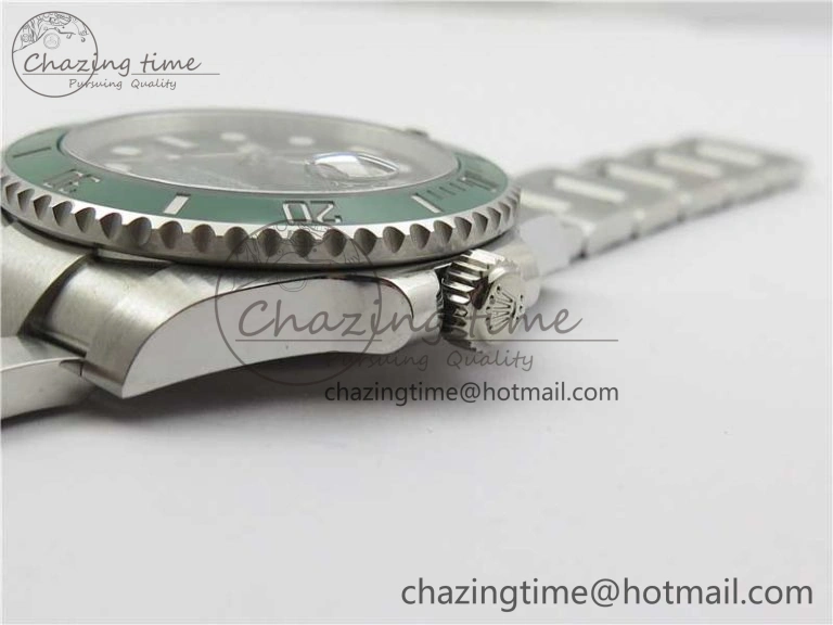 Submariner 116610 LV Green Ceramic Noob 1:1 Best Edition 904L SS Case and Bracelet A2836 V11