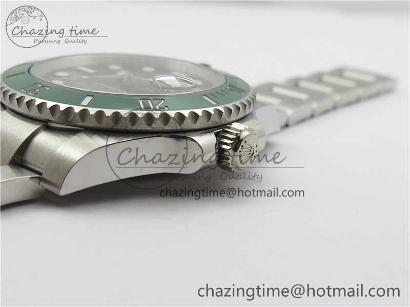 Submariner 116610 LV Green Ceramic Noob 1:1 Best Edition 904L SS Case and Bracelet A2836 V11