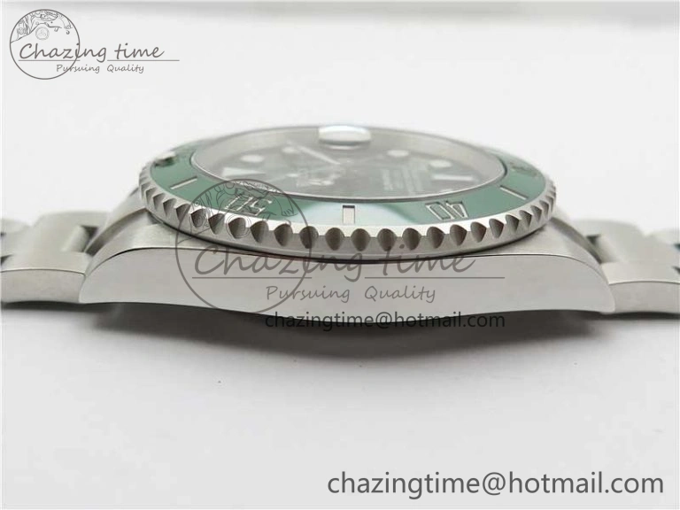 Submariner 116610 LV Green Ceramic Noob 1:1 Best Edition 904L SS Case and Bracelet A2836 V11